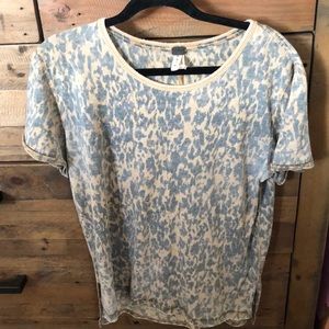 Free People cheetah tee
